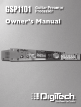 DigiTech GSP1101 User manual