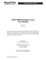 RoyalTek PANASONIC GYRO RDR-3200 User manual