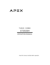 Apex Digital CoIor TV User manual