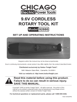 Chicago Electric 92880 User manual