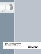 Siemens 300 BTE User manual