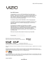 Vizio VHT510 User manual