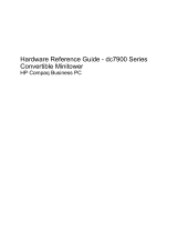 HP COMPAQ DC7900 CONVERTIBLE MINITOWER PC Reference guide