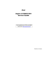 Acer Aspire X1300 User manual