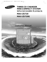 Samsung MAX-ZS720 User manual