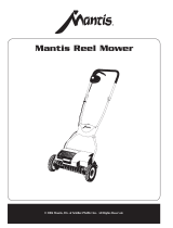 Mantis Reel Mower User manual