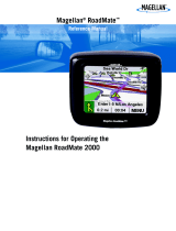 Magellan RoadMate 2000 Operating instructions