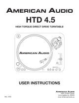 ADJ HTD 4.5 User manual