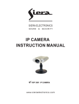 Siera IP Camera VSP 3001 User manual