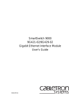 Cabletron Systems SmartSwitch 9000 User manual