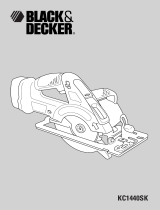 BLACK DECKER kc 1440 sk User manual
