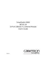Cabletron Systems SmartSwitch 9000 9E531-24 User manual