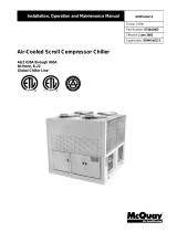 McQuay AGZ 035A Installation, Operation and Maintenance Manual