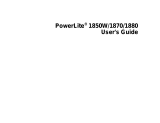 Epson PowerLite 1850W User manual