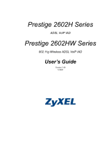 ZyXEL Communications P-2602H Series User manual