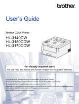 Brother HL-3170CDW Owner's manual
