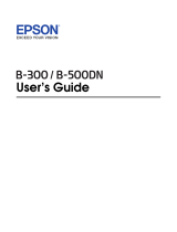 Epson B-300 User guide