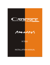 Cadence Amadeus M7000 User manual