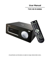 TVIX HD M-6500A User manual