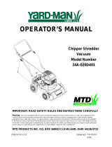 Yard-Man 24A-020D401 User manual