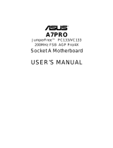 Asus A7Pro User manual