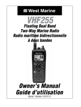 West Marine VHF255 12019113 Owner's manual