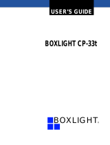 BOXLIGHT CP-13t User manual