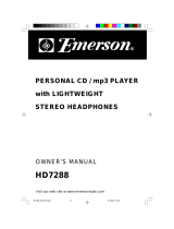 Emerson HD7288 User manual