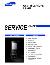 Samsung SGH-J200 User manual