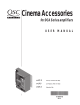 QSC DCA Series User manual