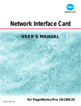 Minolta 25 User manual
