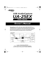 Roland UA-25EXCW Owner's manual