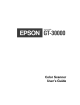 Epson GT-30000 User manual