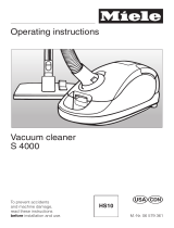 Miele S4000-VACUUM User manual