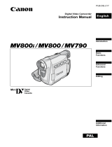 Canon MV790 User manual