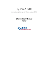 ZyXEL Communications ZyXEL ZyWALL 30W User manual