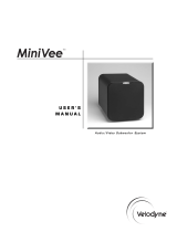 Velodyne MiniVee User manual