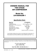 DeVilbiss LN1080H23M-1 Owner's manual