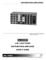 Altinex DA1203RM User manual