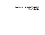 Epson BrightLink 425Wi User manual