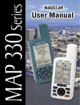 Magellan 330X - GPS Map User manual