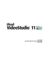 Ulead VideoStudio 11 Plus User manual