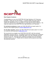Sceptre X32GV-Komodo User manual