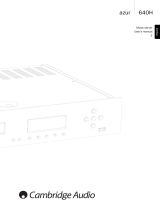 Cambridge Audio Azur 640H User manual