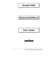 Alcatel Advanced Reflexes User manual