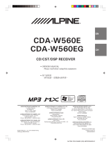 CDA CDA-W560EG User manual