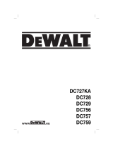 DeWalt DC756 Owner's manual