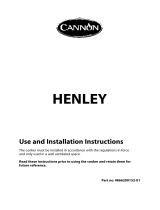 Cannon HENLEY 10582G User manual