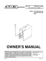 Miller AUTO ARC TIG 50A User manual