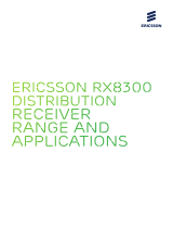 Ericsson RX8000 Series User manual